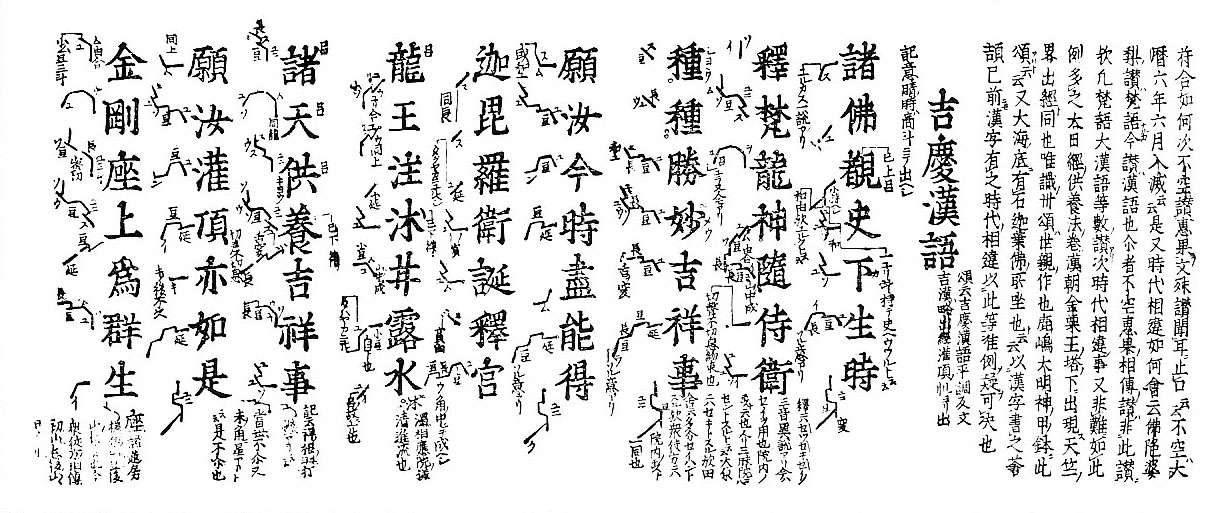 　苻合如何次不空讃惠果文殊讃聞耳止口(云云)不空大